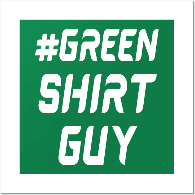 Green shirt guy Wall Art by Work Memes